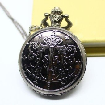 moob Hot sale free shipping for men women quartz bronz vine pocketclock pendant (as pic) - intl  