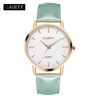 MSL GAIETY G079 Women Fashion Leather Band Analog Quartz Round Wrist Watch Watches Green - intl  