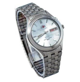 Orient #BEM5V002W Men's Facet Glass Stainless Steel Silver Dial Automatic Watch - intl  