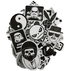 Personality Skateboard Applique Vinyl Car Sticker Skate Graffiti Laptop Luggage Car Bomb Decal