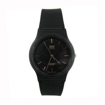 Rubber Hitam Dial Hitam Bezel Source · Q&Q Analog Original Watch Jam Tangan .