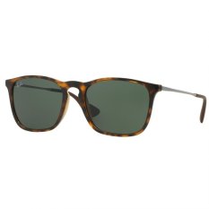 Ray-Ban Sunglasses Chris (F) RB4187F - Light Havana (710/71) Size 54 Green