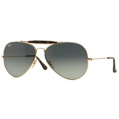 Ray-Ban Sunglasses Outdoorsman Ii RB3029 - Gold (181/71) Size 62 Light Grey Gradient Dark Grey