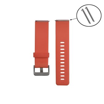 Replacement Rubber Wrist Band Strap Bracelet Watchband For Fitbit Blaze Watch (Orange)  