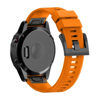 Replacement Silicone Watch Strap Wrist Band for Garmin Fenix5 Fenix 5 Garmin Watchbands Orange - intl  