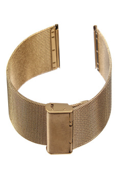 S & F Gold Stainless Steel Watch Mesh Bracelets Straps Replacement Band 18mm (Gold) - intl  