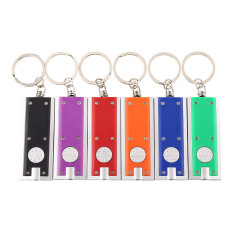 Keselamatan Pocket Keychain ABS Obor Tetris Lampu LED Senter Kecil Super-Intl