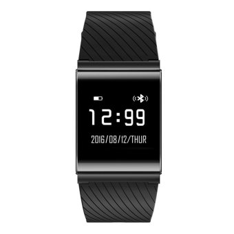 S&L X9 Plus BLE 4.0 Heart Rate Smart Wristband Blood Pressure Oxygen Monitor Bracelet (Black) - intl  
