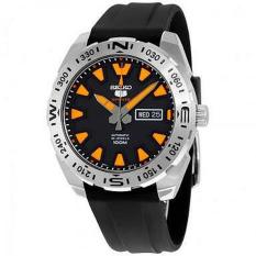 SEIKO 5 SPORT AUTOMATIC - Jam Tangan Pria - Hitam - Tali Karet - 147PRS