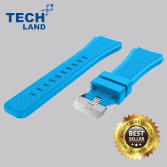 Silicone Watch Band / Strap for Samsung Galaxy Gear S3 Frontier / Classic Smart Watch - Blue  