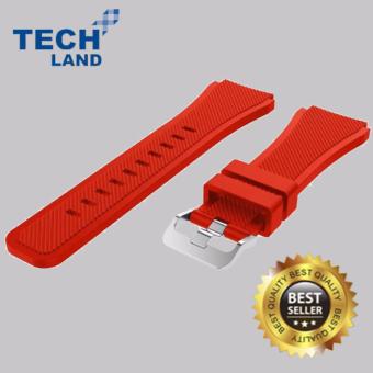 Silicone Watch Band / Strap for Samsung Galaxy Gear S3 Frontier / Classic Smart Watch - Red  