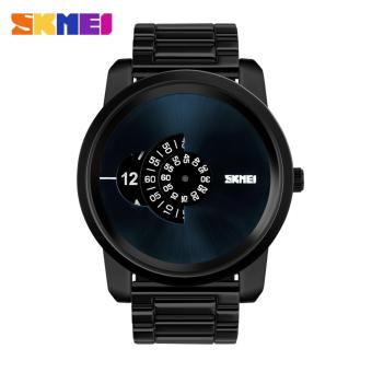 SKMEI Atomic - Jam Tangan Pria - Hitam - Rantai Stainless - Atomic Black Edition  