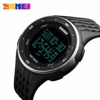 SKMEI brand Top Women and Men's NEW Waterproof Sports Watches Outdoor Training Running Digital Countdown Stopwatch 1219 - intl  