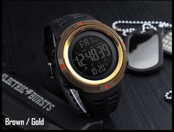 SKMEI Brand Watch Men Sports Watches Countdown Double Time Watch Alarm Chrono Digital Wristwatches 50M Waterproof Relogio Masculino 1251 - intl  