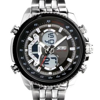 SKMEI Casio Men Sport LED Watch Water Resistant 30m - AD0993 - Black  