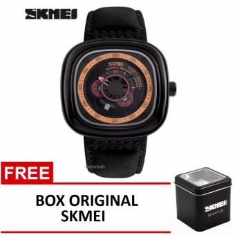 SKMEI Jam Tangan - 9129 - Black + Box Original SKMEI  