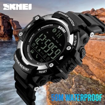 SKMEI Watch 1226 baru pria menonton Olahraga Digital cerdas tidur Monitor panggilan pengingat Remote kamera Pedometer selai tangan Relogio  