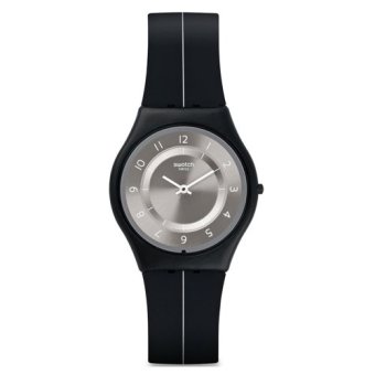 Swatch Women's SFB145 - Jam Tangan Wanita - Silver - Silicone  