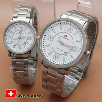 Swiss Army Couple Watch - Stainless steel - RO-643CDF46 Silver  