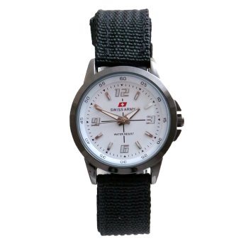 Swiss Army - Jam Tangan Wanita - TW 1828 L - Putih - Tali Kanvas  