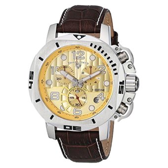 Swiss Legend Men's 10538-010 Scubador Chronograph Brown Leather Watch (Intl)  
