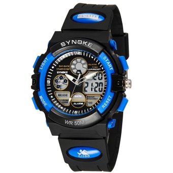 Synoke LED Luminous Display Sports Digital Watch ss99266_Blue  