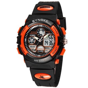 Synoke LED Luminous Display Sports Digital Watch ss99266_Orange  