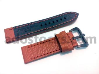 Tali Jam Tangan Expedition Young Brown - Genuine Leather Watch Strap Ukuran 24 Mm  
