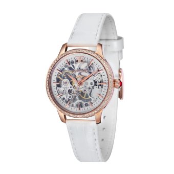 Thomas Earnshaw LADY AUSTRALIS ES-8056-02 Women's White Genuine Leather Strap Watch  