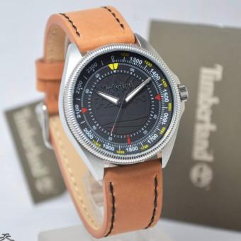 Timberland 14505JS-02 - Jam Tangan Pria - Kulit - Coklat