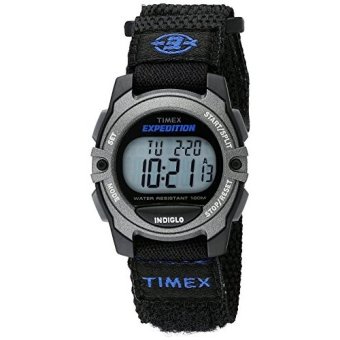 Timex Unisex TW4B024009J Expedition Stainless Steel Digital Watch with Nylon Band  