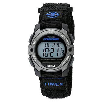 Timex Unisex TW4B024009J Expedition Stainless Steel Digital Watch with Nylon Band - Intl  