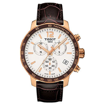 Tissot Men's T0954173603700 Analog Display Swiss Quartz Brown Watch (Intl)  