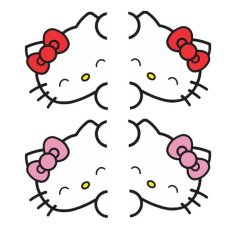 Tokomonster T25 Stiker Hello Kitty Car Front Door Sticker Decal