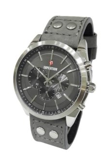 Triple 8 Collection - Expedition 6655MCLSSDG Silver - Jam Tangan Pria  