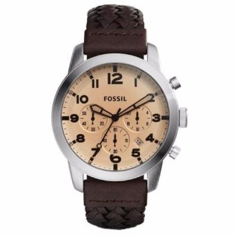 Triple 8 Collection - Fossil Pilot 54 FS5178 - Jam tangan Pria Silver  