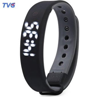 TVG KM - 133S Unisex LED Digital Watch Calendar Water Resistance Magnetic Sport Wristwatch (Grey)  