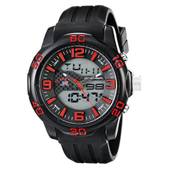 U.S. Polo Assn. Sport Men's US9473 Analog-Digital Display Analog Quartz Black Watch - intl  