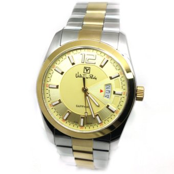 Valentino Rudy - Jam Tangan Pria - Silver Komb Gold-Gold -Stainless Steel - VR124-1125  