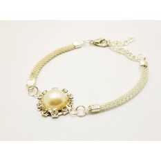 VeE Gelang Wanita Model Pita Silver GW01