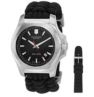 Victorinox Men's 'I.N.O.X.' Swiss Quartz Stainless Steel Casual Watch (Model: 241726.1) - intl  