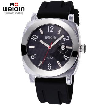 WEIQIN Soft Silicone Strap Casual Sports Watches Shock Water Resistant Watch - intl  