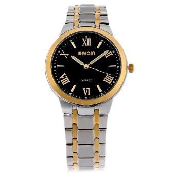 WeiQin W00141G Men Quartz Watch Imported Movt 3ATM Luminous Pointer Wristwatch (Black)  