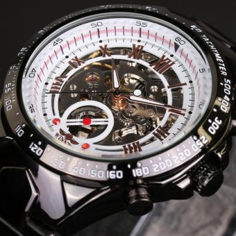 Winner Brand Luxury Sport Watch Mens Automatic Skeleton Mechanical Wristwatches Fashion Casual Stainless Steel Relogio Masculino - intl  