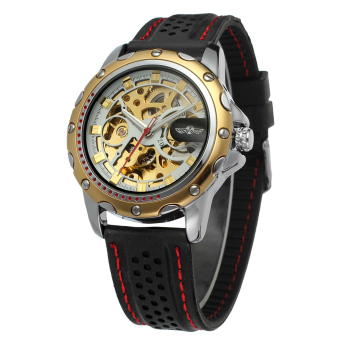 Winner Men Mechanical Automatic Dress Watch with Gift Box WRG8027M3T7 (Gold)  