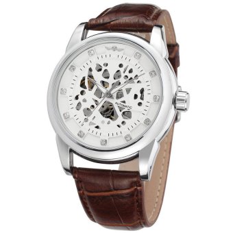 Winner Men's Automatic Skeleton Wrist Watch WRG8097M3S1  