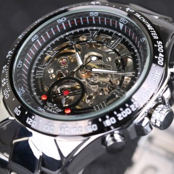 WINNER New Top Brand Luxury Sport Clock Men Automatic Watch Skeleton Military Mechanical Relogio Male Montre Watch Mens Relojes - intl  