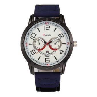 WoMaGe Men's Watches Fashion Quartz Watches - Blue White - intl  