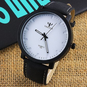 YAZOLE Brand Watch Men Women Watches Quartz Wristwatches Female Male Quartz-watch YZL320-Black - intl  