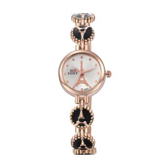 ZUNCLE Women Eiffel Tower Elegant Quartz Wrist Watch (Rose Gold)  